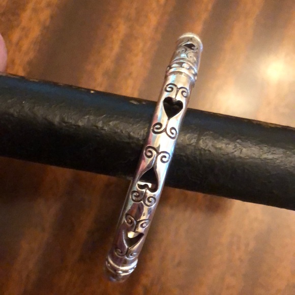Brighton open heart layering bangle bracelet - Picture 1 of 7